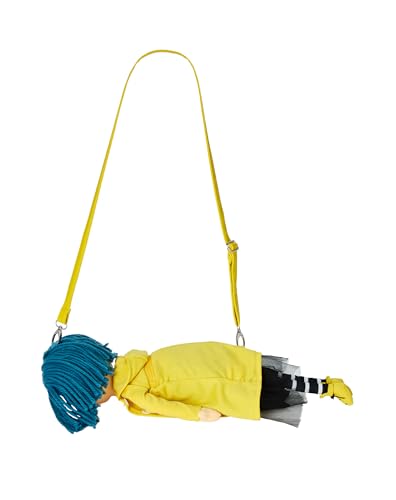 Spirit Halloween Coraline Plush Crossbody Bag | Officially Licensed | Coraline Accessory2