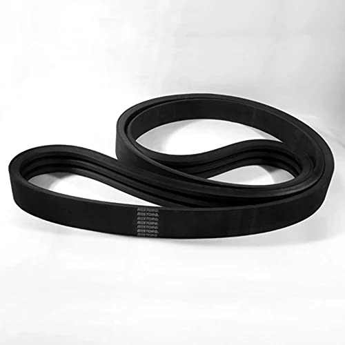 Image of BESTORQ 4 /5VX2000 Rubber V-Belt, Banded /Cogged, Black, 200 inch Length x 2.72 inch Width x 0.61 inch Height
