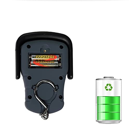 Ultra-Mini Portable Luggage Scale with Voice LED Display, 160cm Auto Retractable Measuring Tape, Accurate Weight Measurement for Travel, Compact & Lightweight, Black