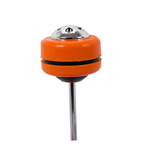 Baquetas de Tambor Metal con Cabeza de Silicona Naranja miniatura 6