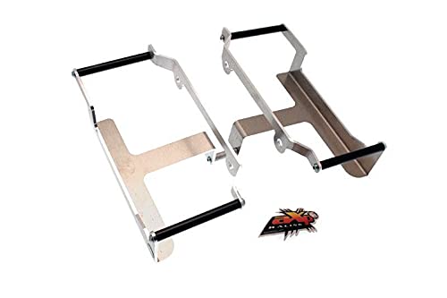 Protection radiateur alu Kawasaki KX450F AXP noir anti projection