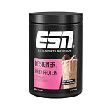 ESN Designer Whey Protein Dark Cookies & Cream, 300 g – Whey-Protein-Pulver mit Cookie Pieces, 10 Portionen + Heartglobal Versandschutz