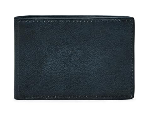 Porte-monnaie Steven Fossil bleu pour organiser vos cartes et billets en voyage et au bureau