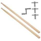 Toyvian 1 セット ドラムキット チャクラドラム タンドラム 楽器 キーホルダー タンバリン ﾓﾝｷｰﾚﾝﾁ メタルドラムキー メタルドラムレンチ 小さなドラムキー クロム鋼