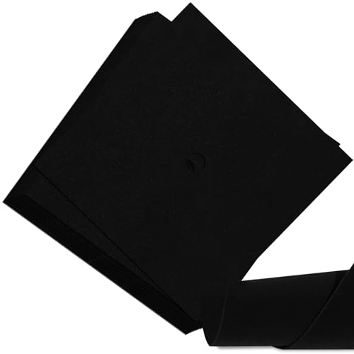 Gersoniel Black 12 Sheets Graduation Cap Fabric Topper Decoration, 10 x 10 Inch Velvet Grad Cap Cover Blank Decorative Velvet Fabric for Graduation Hat Craft DIY Non Adhesive