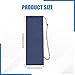 Zxpjkyu Badminton Racquet Cover Bag Carrying Carrier Lightweight Portable Tennis Racket Storage Pouch for Balls Gym Professional, Dark Blue 63x23cm