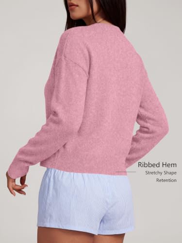 Image of Trendy Queen Cropped Cardigan Sweaters for Women Fall Fashion Clothes 2026 | Lightweight Knit Button-Down, Y2K Open-Front Layering Piece for Fall, Spring & Office Wear