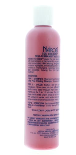 Tru-Colors Semi-Permanent Hair Color #5 Jet Red 8 oz miniatura 6