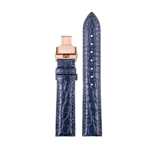 Bracelet de montre en cuir crocodile 20mm entrecorne compatible Cartier Clé Ronde