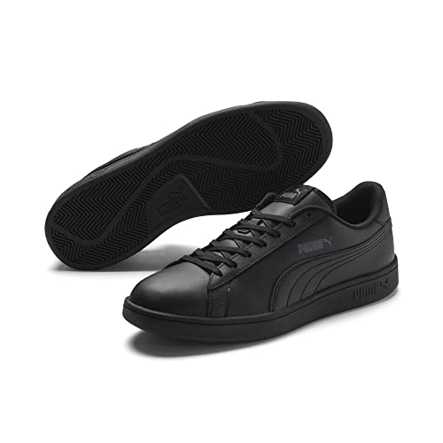 Baskets Basses PUMA Smash V2 L : Un style incontournable! chaussure PUMA Puma Smash v2 L Baskets Mixte, Puma Noir Puma Noir, 43 EU