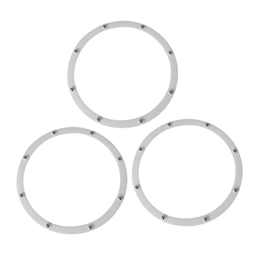 3pezzi Anello Rotante Per Vassoi Supporto Multi-funzione Per Esposizione Di Gioielli e Oggetti Strumento Conveniente Per Foto e Mostre