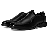 Nunn Bush Men's Jarvis Moccasin Toe Slip-on Dress Casual Business Loafers, Black, 10