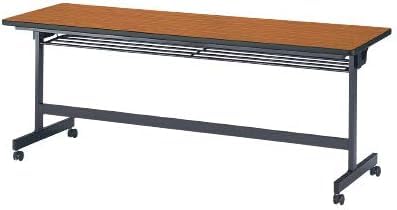 会議用テーブル　チーク　1800ｘ450ｘ705　スタックテーブル　 Amazon.co.jp: ニシキ工業 スタックテーブル 幅1800×奥行450mm 幕板