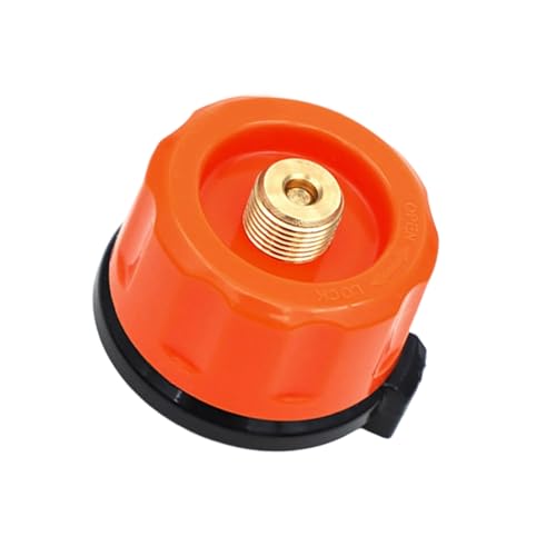 Vdaxvme Quick connection of the gas canister adapter for outdoor cookers, leak-proof for universal devices, high pressures, heat resistant