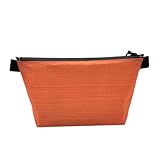 ダイニーマ ポーチ 防水 小物入れ ガジェットポーチ 登山 DCF キューベンファイバー ハイブリッド (ブレイズオレンジ, M)