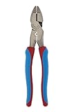 Channellock 369CRFTCB 9.5-Inch Lineman Plier Hi-Leverage with Code Blue Comfort Grips