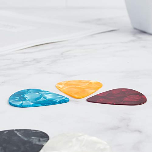 PULABO Lot de 20 médiators durables uniques en veinure – Cadeau idéal pour les guitaristes – Confortables et pratiques - Les Beatles, Paul McCartney, John Lennon, RIngo Starr, George Harrison PULABO Lot de 20 médiators durables uniques en veinure - Cadeau idéal pour les guitaristes - Confortables et pratiques – Image 6