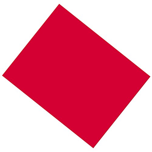 UCreate Coated Poster Board, Red, 22' x 28', 25 Sheets
