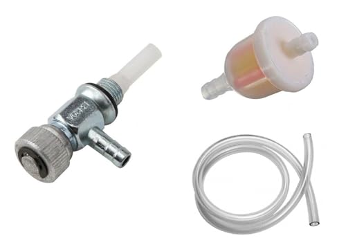 KIT REPARATION MOTEUR BERNARD : ROBINET ESSENCE + DURITE + FILTRE MOTOCULTURE TONDEUSE UNIVERSEL