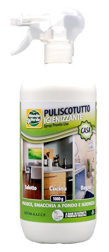 MONDO VERDE - PULISCOTUTTO Igienizzante Casa - Spray No-Gas Pronto Uso 1000 g (PUL01)