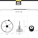 QYMOPAY Boat Steering Control Cable, 20ft Cable Outboard Steering Kit 3/4