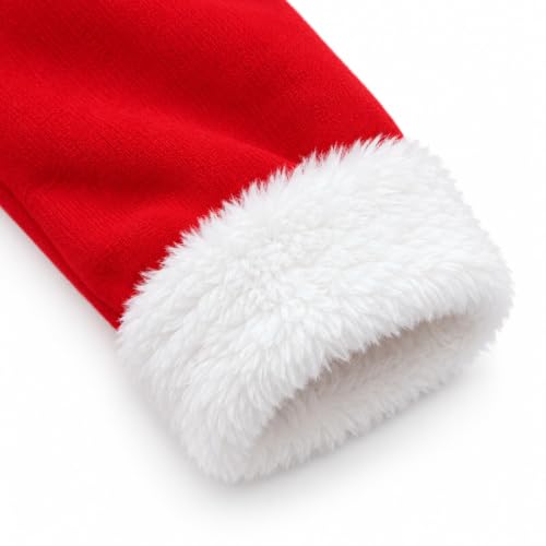 ZRBYWB Christmas Pet Pouch Hoodie Girl Faux Fur Trim Pet Carrying Pullover - image 7
