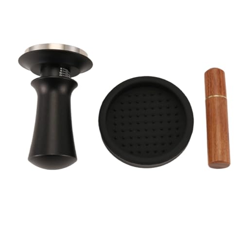 Pressino per Caffè Espresso da 51mm con Attrezzo WDT A Molla Calibrata con Tappetino silicone per Macchina da Facile da Installare da Usare.
