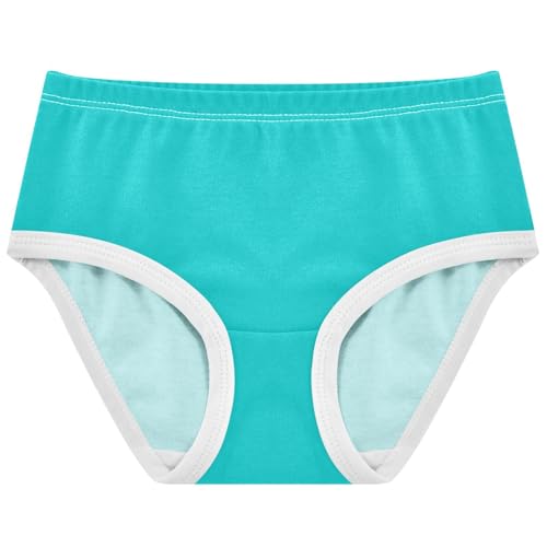 Joisal Cotton Girls Underwear Toddler Turquoise Blue Girl Panties Cute Designer Briefs Underpants 2t