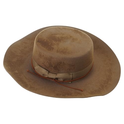 Chapeau vintage Homburg pour tenue décontractée et style magicien occidental