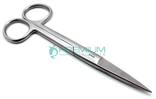 Medical Left Handed Scissors Straight 5.5