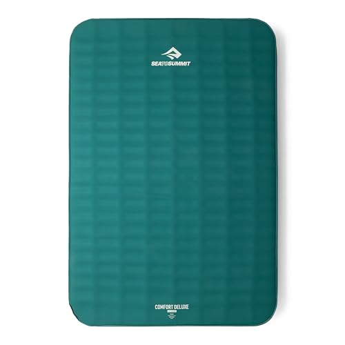 Sea to Summit Comfort Deluxe Self-Inflating Foam Double Sleeping Pad, Rain Forest