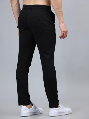 Image of Jack and Jini Men Casual Stretchable Cotton Pants | Chinos | Trousers (Regular Fit)