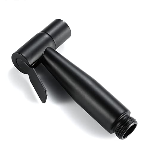 TTDGYYXW Rociador de bidé de Mano, Grifo de Ducha Negro, bidé, rociador de pañales para baño, rociador de Acero Inoxidable, Cabezal de Ducha para Inodoro, baño Negro, Limpieza de Inodoro