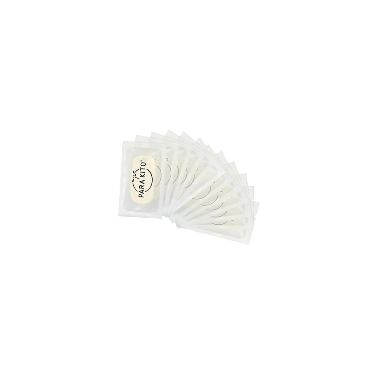 PARA'KITO Recharges anti-moustiques aux huiles essentielles pour bracelet et clip anti-moustique - x12 plaquettes