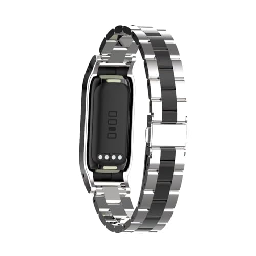 Image of Compatible with Fitbit Luxe Bands,Stainless Steel Metal Replacement Strap Wrist Band Compatible for Luxe Fitness Tracker