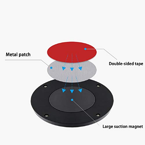 Boddenly Rechargeable Car LED Car Dome Roof Ceiling Interior Light,12V Bright Multi-Function Wall Light Stick on Anywhere Push Lamps for Vehicle RV Camping Motorhome Boat Bedroom Cabinet - Thumbnail 3