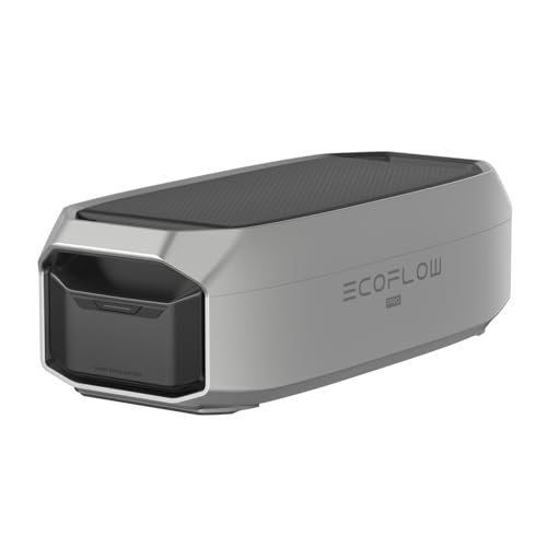 EF ECOFLOW DELTA Pro 3 Zusatzbatterie 4 096 Wh, LiFePO4 Batterie-Backup, erweiterbare Energie für den Hausgebrauch, Campingzubehör, Notfälle, Stromausfälle, Reisemobile