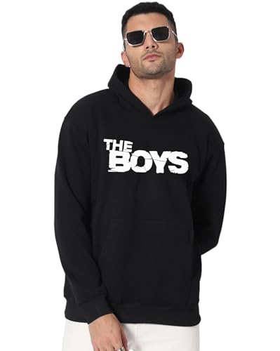 Image of BE SAVAGE Oversize Drop Shoulder Baggy Hoodie Sweatshirt for Men Jacket for Men