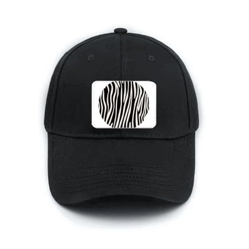 Casquette de baseball noire réglable pour éviter le soleil avec élégance graphique