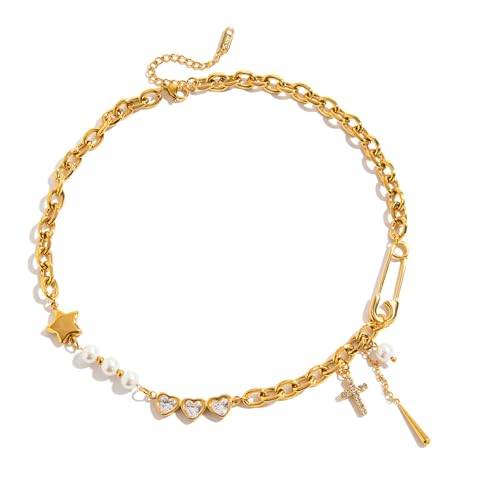 Collier pendentif trombone en acier réglable pour sublimer vos looks