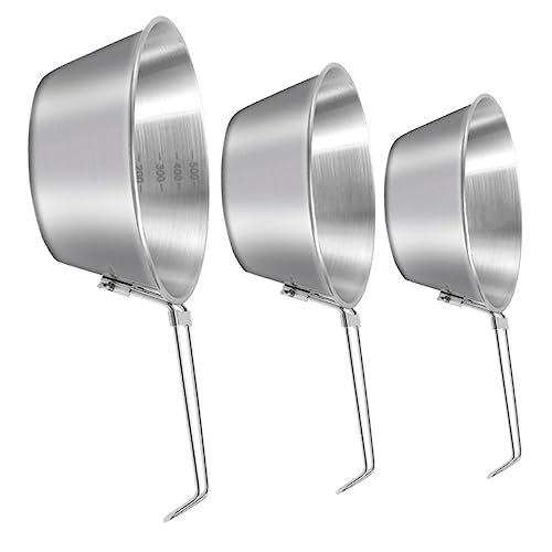 HANABASS Stainless Steel Folding Bowl Collapsible Bowl Set for Camping Multi-use Picnic Barbecue with Handle