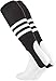 TCK Sports Striped 7" Baseball/Softball Stirrup Socks (Black/White)