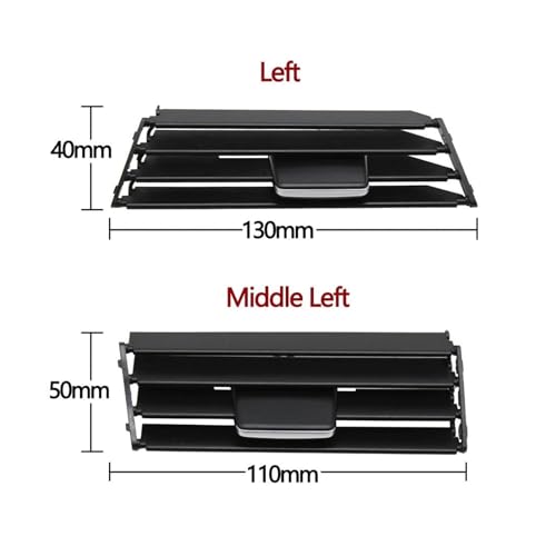 Kit réparation grille aération gauche BMW E90 E91 E92 E93 2005-2012 pour climatisation avant