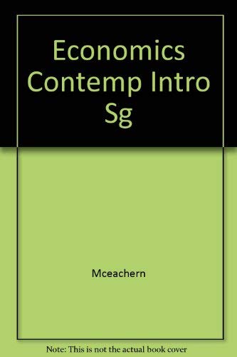 Study Guide for Economics: A Contemporary Intro... 0538088311 Book Cover