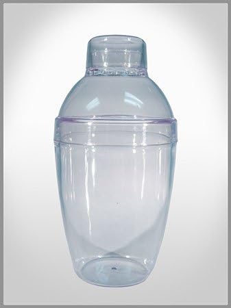 Plastic 4 Ounce Mini Cocktail Shaker Sets (6 Sets)
