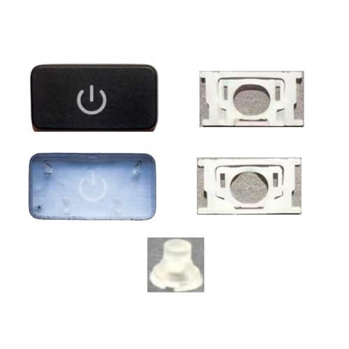 Ojguct Replacement Power Keycap Keys and Hinge Silicone Rebound Cup