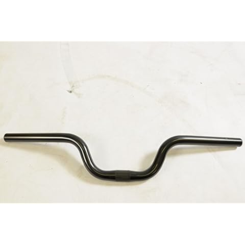 SIT UP & RIDE ALLOY BIKE HANDLEBARS TRADITIONAL TOURING CYCLE COMFORT 560mm WIDE 80mm RISE BLACK Cover