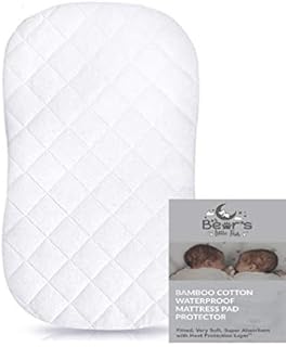 Bear's Little Fish 1-Pack Waterproof Bamboo Mattress Protector