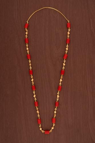 Image of Radha's Creations jewellery GSB mangalorean chain for women one gram gold