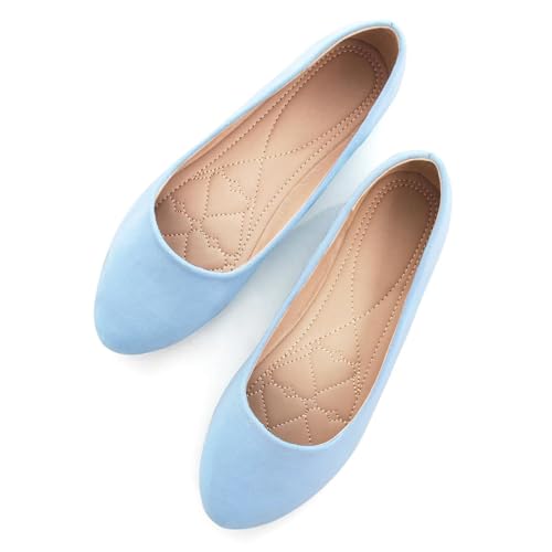 Image of SAILING LU Casual Shoes for Women Dressy Ballet Flats | Comfort Fit, Work Shoes,Casual for Women, Slip-Ons Loafers